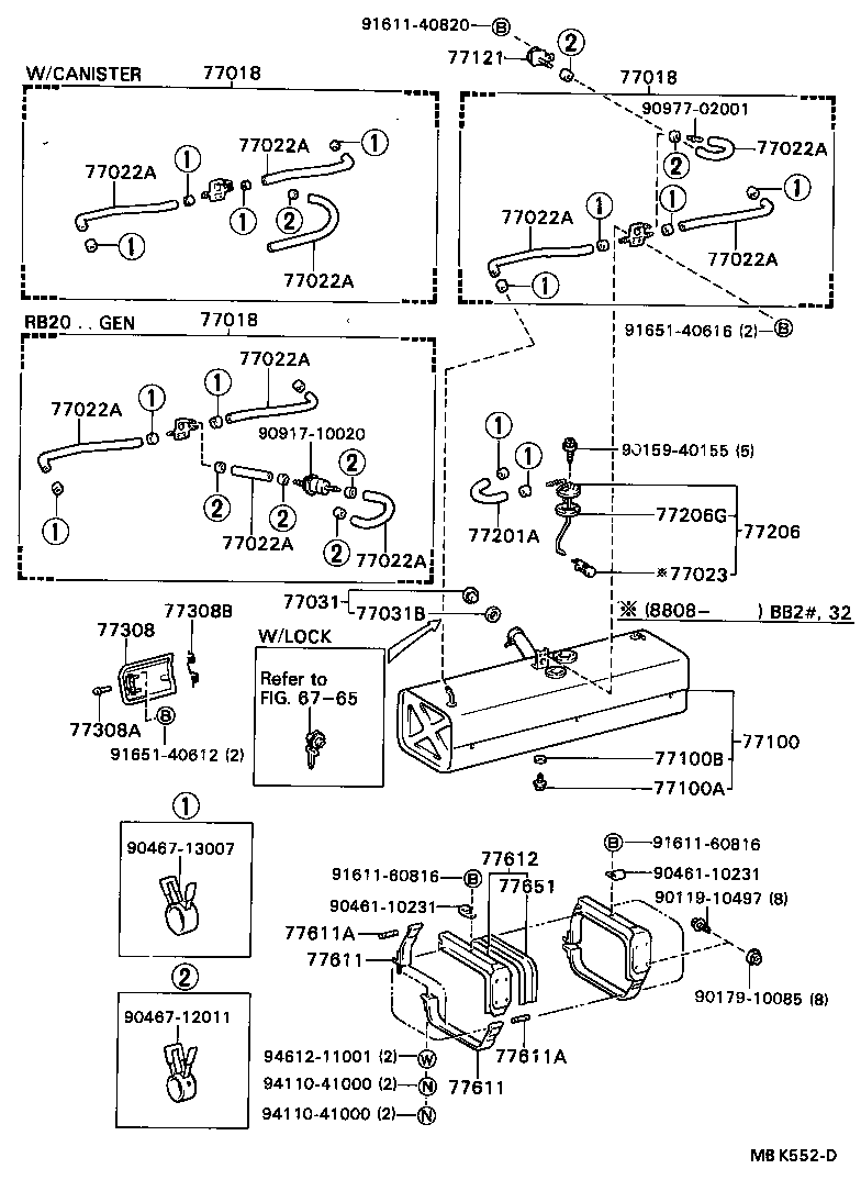 77001-36390 TANK ASSY, FUEL product image