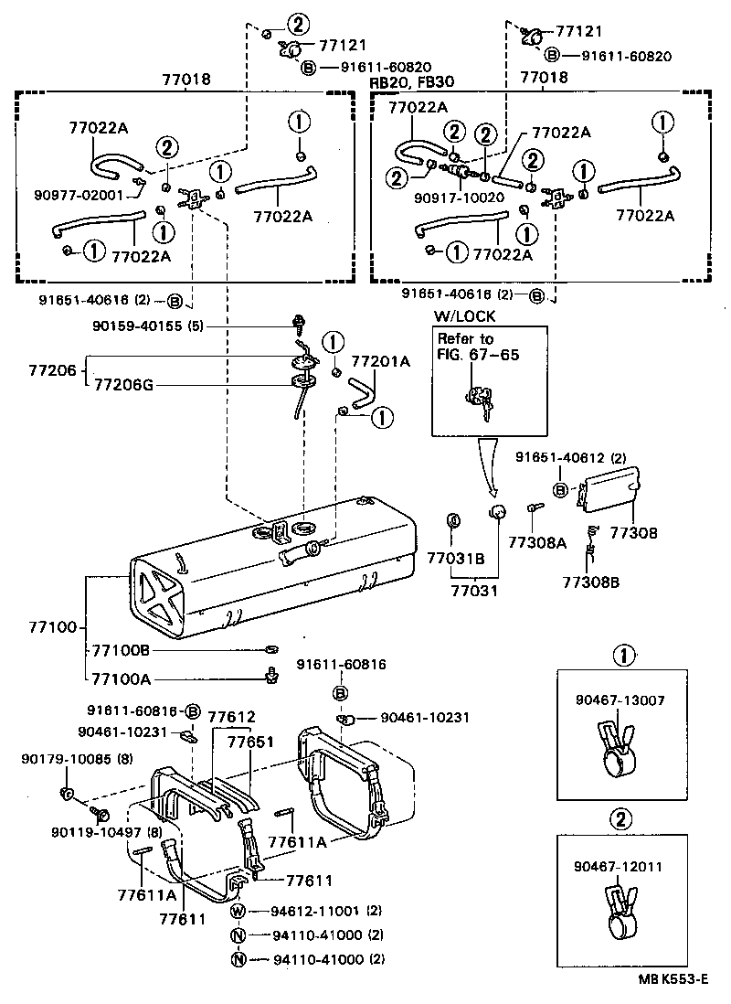 77001-36390 TANK ASSY, FUEL product image