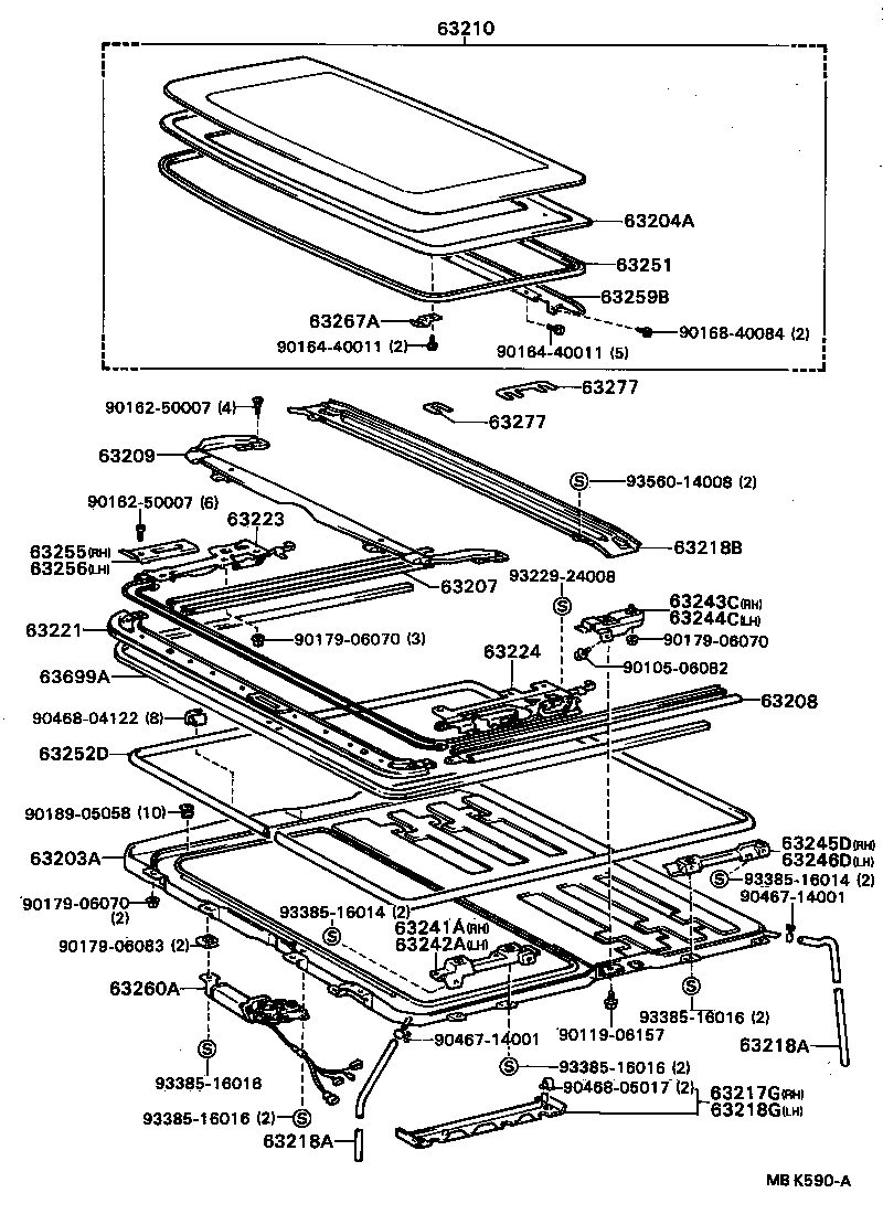 63142-20050 REINFORCEMENT, ROOF PANEL, NO.2 product image