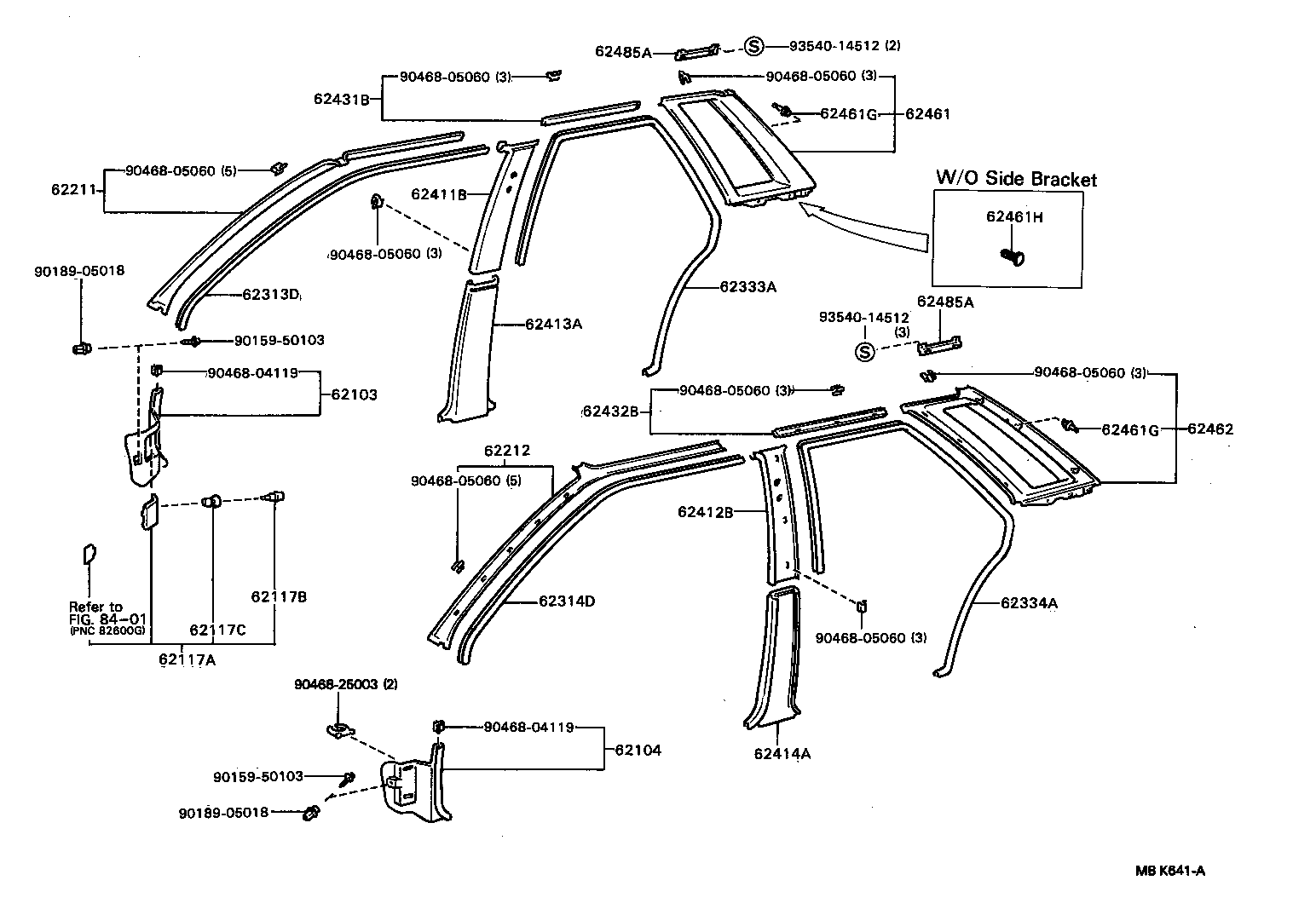 55545-16100-04 COVER, COWL SIDE TRIM SERVICE HOLE product image