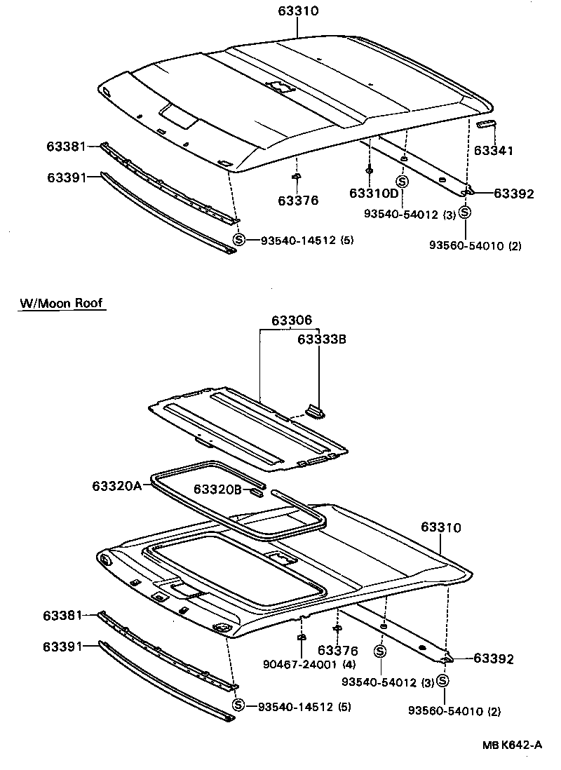 63306-16010-08 TRIM SUB-ASSY, SUNSHADE product image