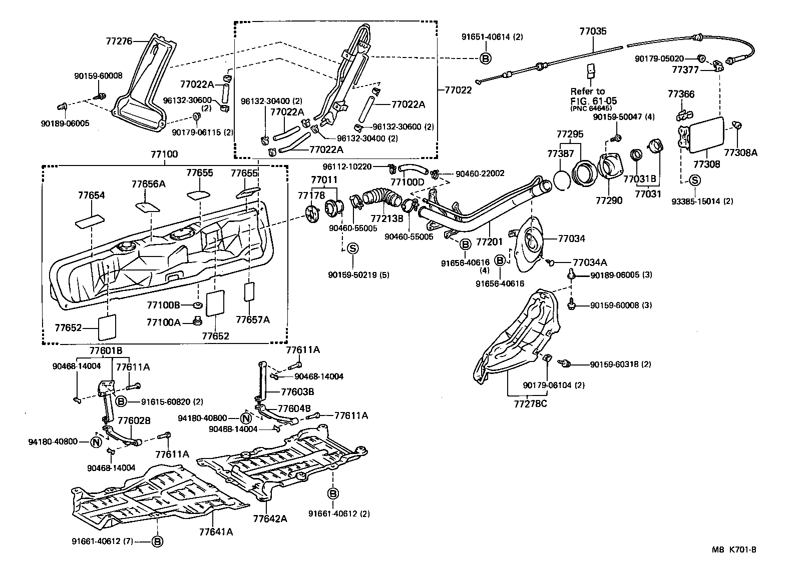 77017-17010 TUBE SUB-ASSY, FUEL TANK SUCTION product image