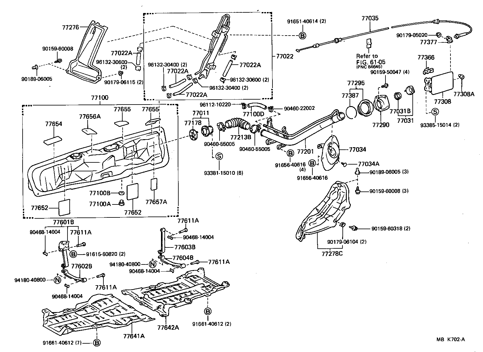 77135-17010 BRACKET, CHECK VALVE product image