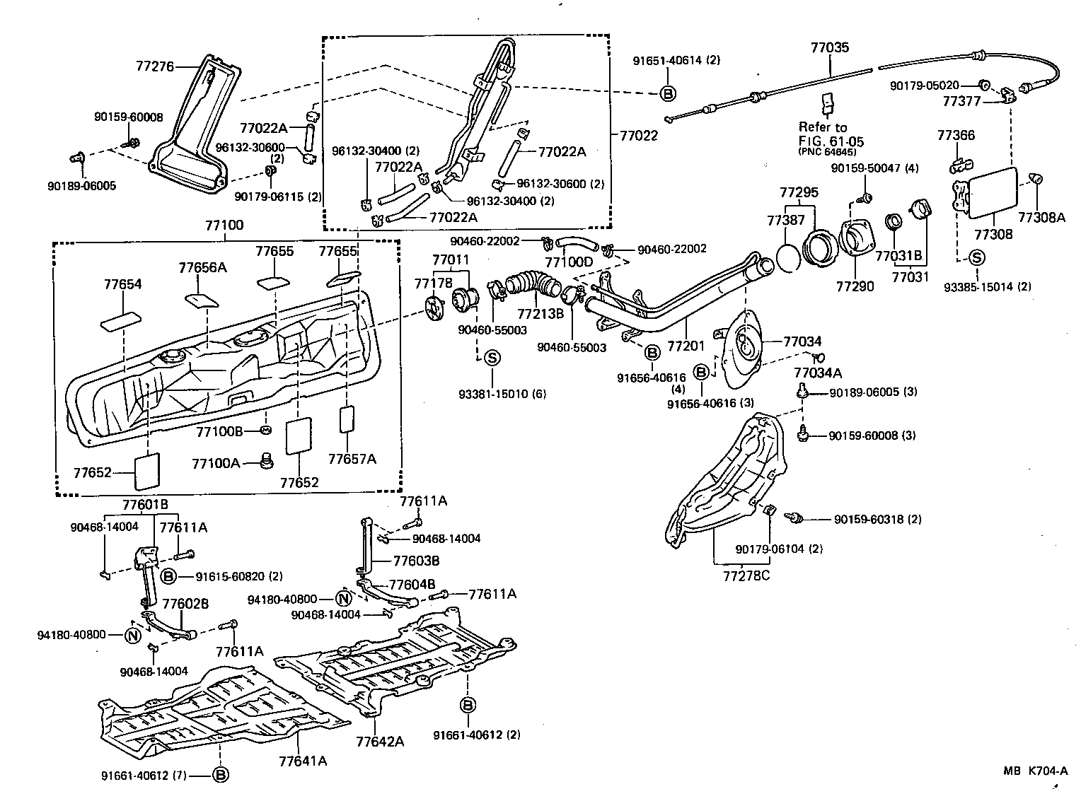 77135-17010 BRACKET, CHECK VALVE product image