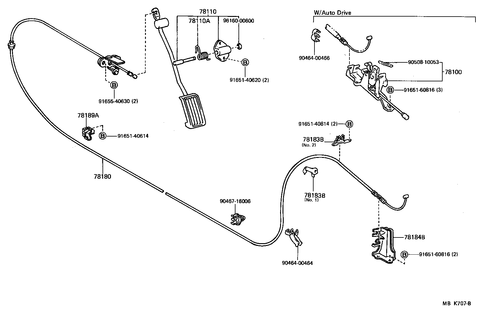 78180-17090 WIRE ASSY, ACCELERATOR product image