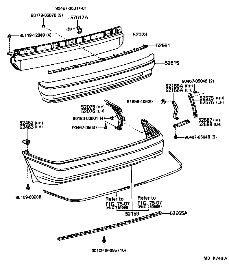 52023-02010 REINFORCEMENT SUB-ASSY, REAR BUMPER product image