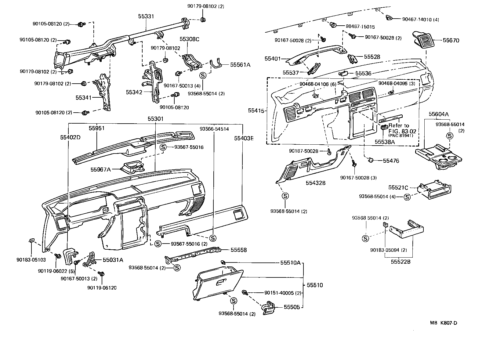 Toyota 55477-16050 COVER, CIGARETTE LIGHTER HOLE