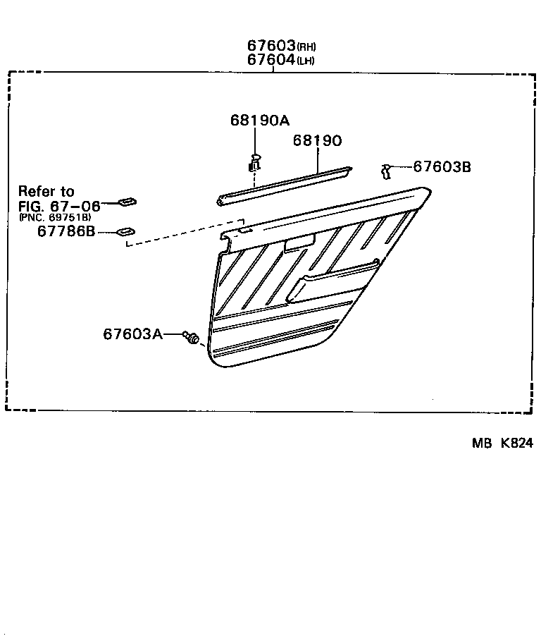 68630-16040 CHECK ASSY, REAR DOOR product image