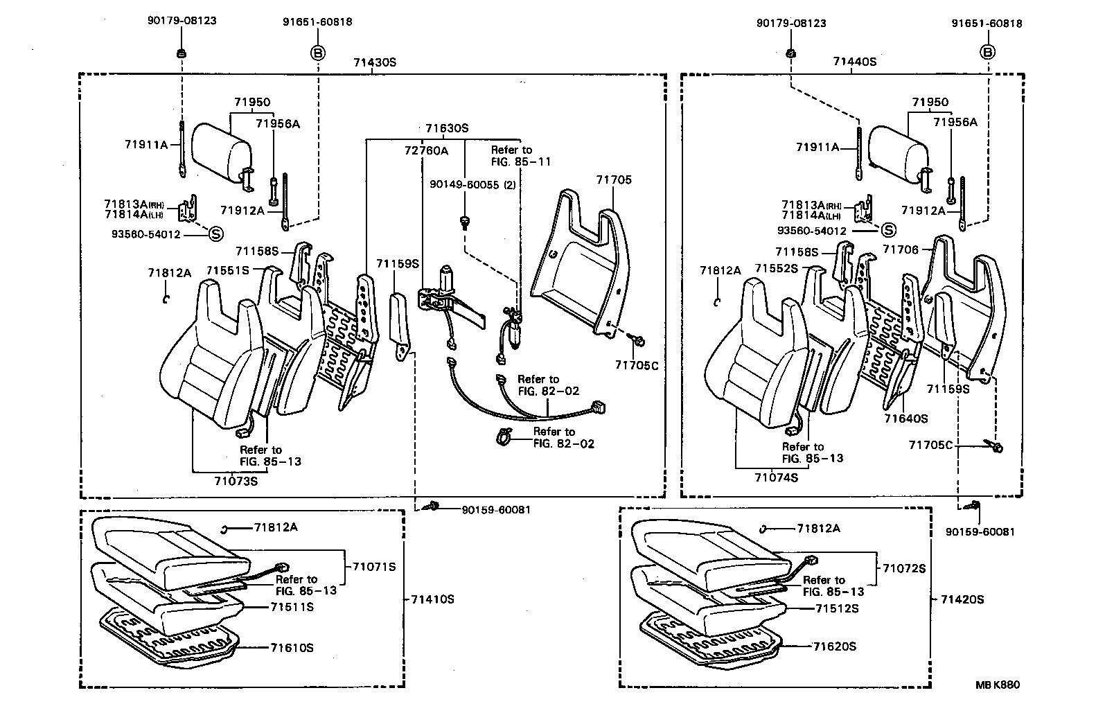 71071-2B660-06 COVER, FRONT SEAT CUSHION, RH(FOR SEPARATE TYPE) product image