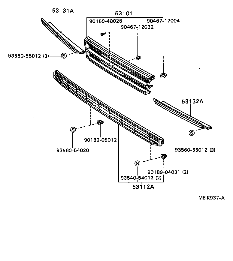 53131-32100 DOOR, HEADLAMP, RH product image