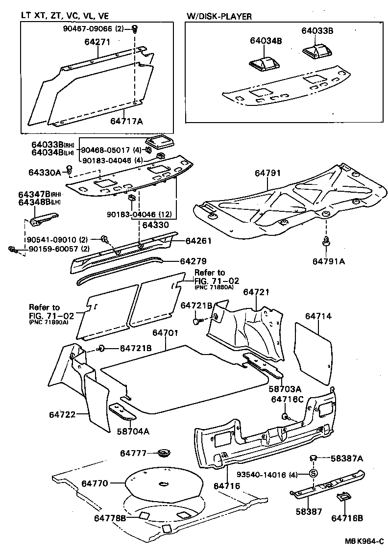 86269-32010 GRILLE SUB-ASSY, REAR SPEAKER, RH product image