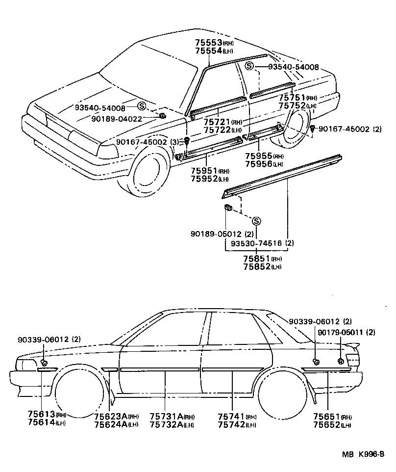 Toyota 67913-32020-04 PLATE, FRONT DOOR SCUFF, OUTSIDE RH