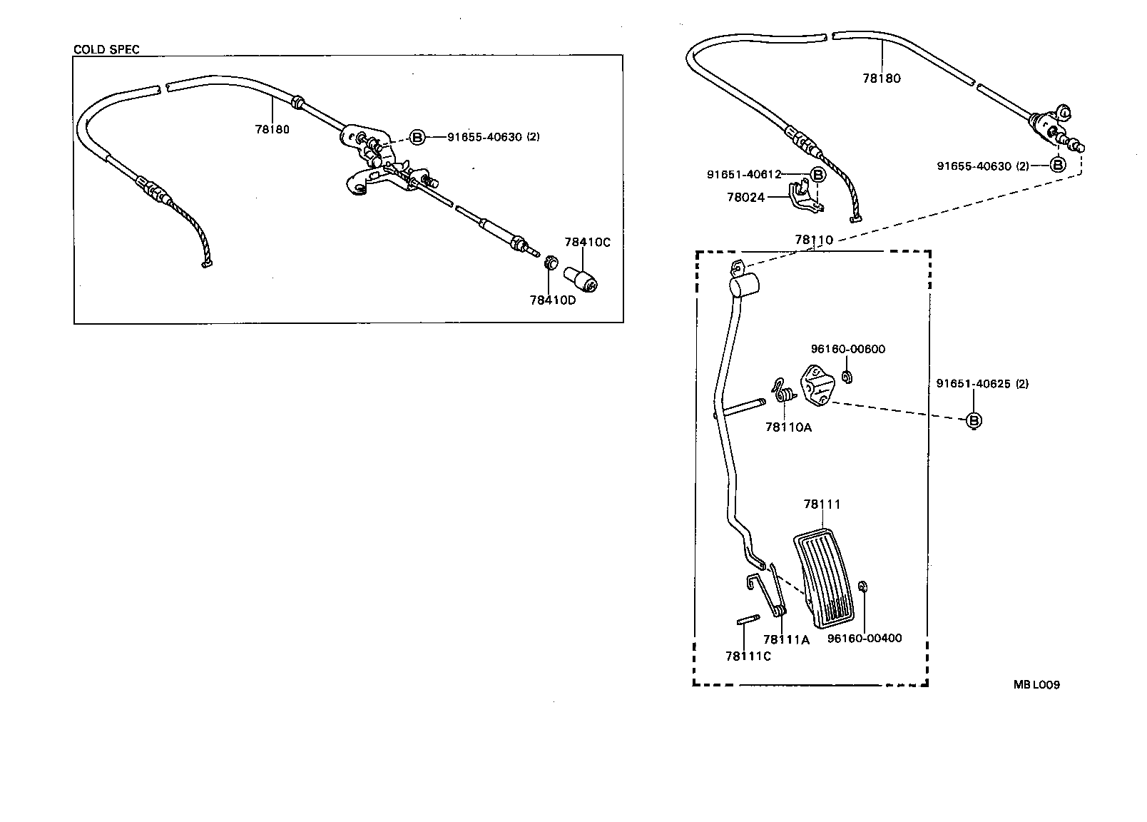 78190-32020 WIRE ASSY, ACCELERATOR product image