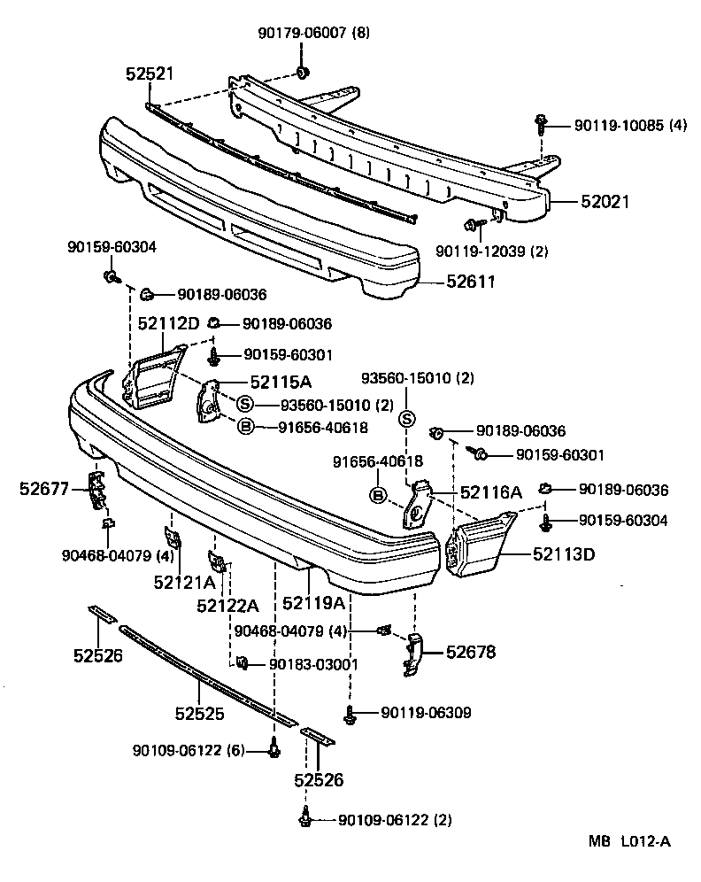 Toyota 52678-32020 SUPPORT, FRONT BUMPER SIDE, NO.2, LH
