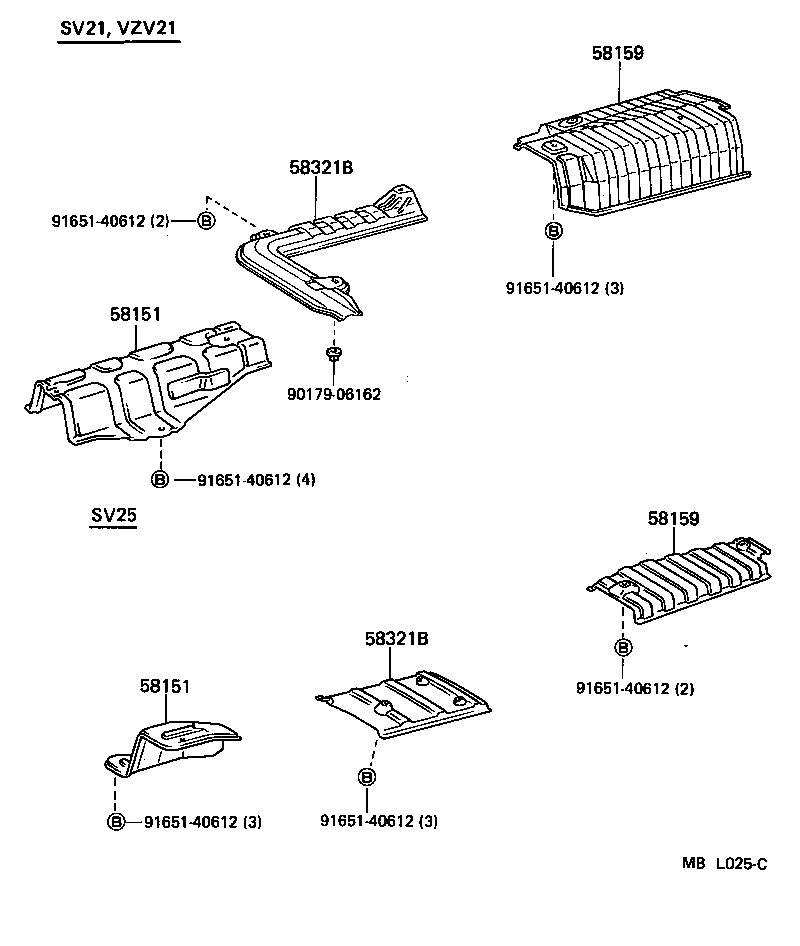 58152-32030 INSULATOR, FRONT FLOOR HEAT, NO.1 product image