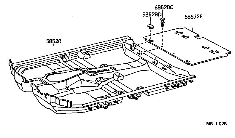 58510-32130-04 CARPET ASSY, FRONT FLOOR product image