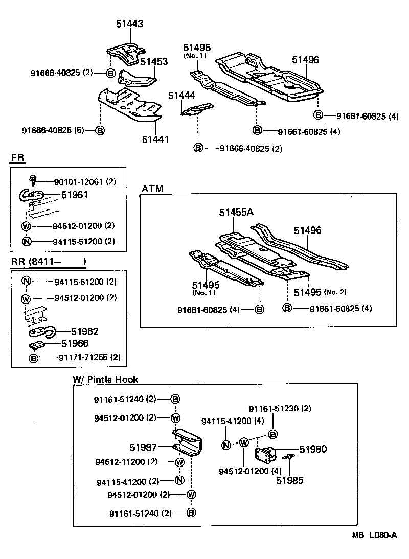 51405-60020 COVER, TRANSMISSION UNDER product image