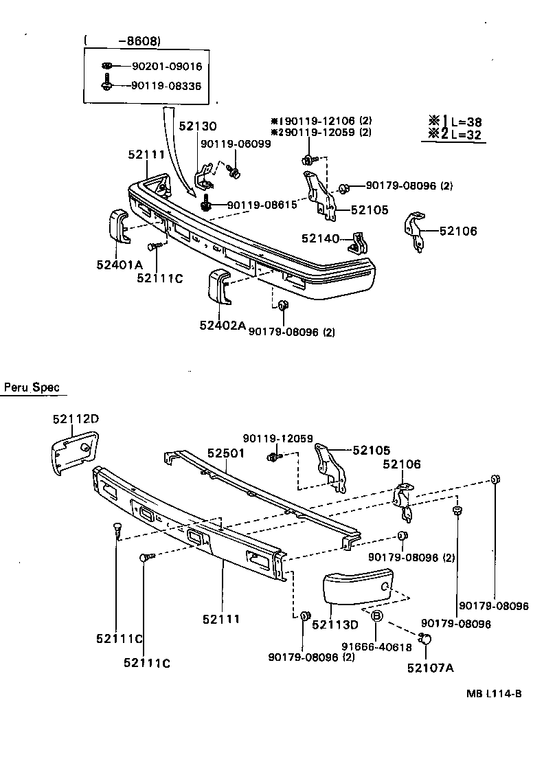 52111-39465 BUMPER ASSY, FRONT product image