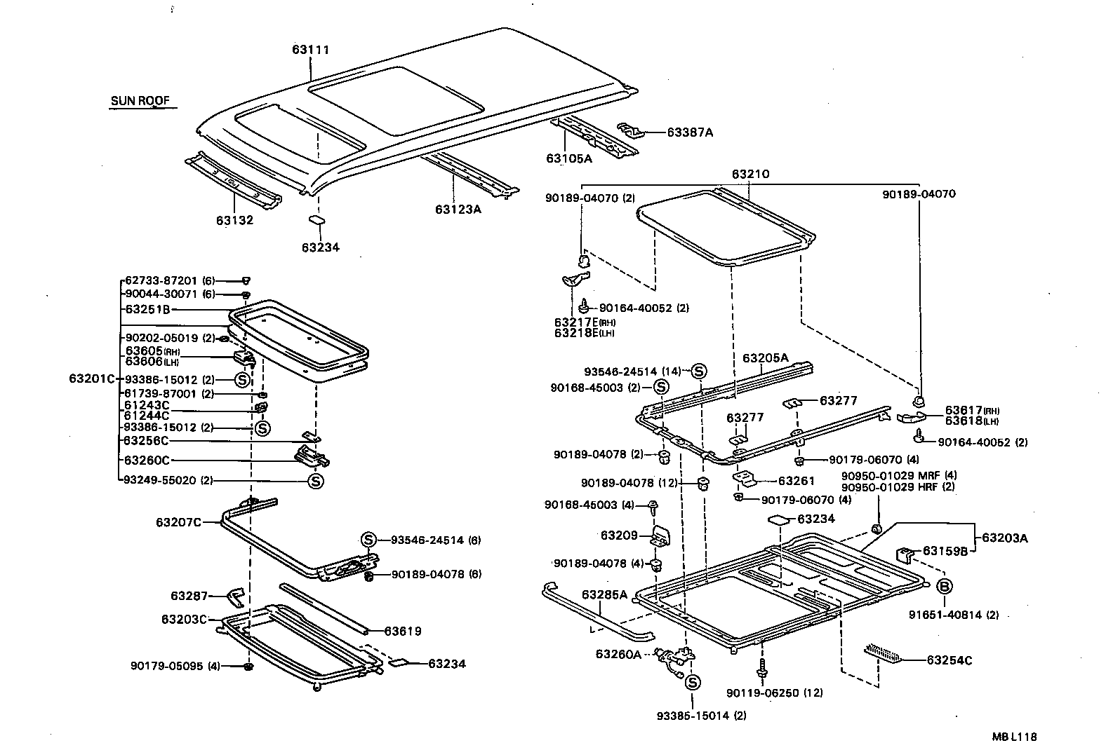 63111-87006 PANEL, ROOF product image