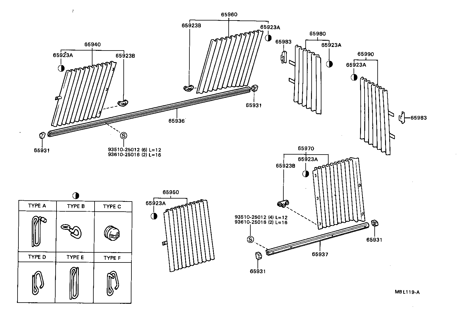65923-87004 HOOK, CURTAIN, NO.3 product image