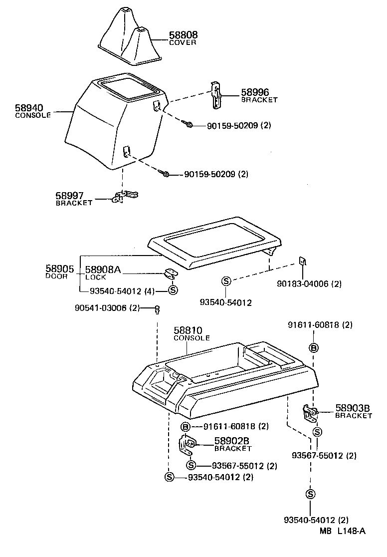 58840-95J01 COVER SUB-ASSY, SHIFTING HOLE product image