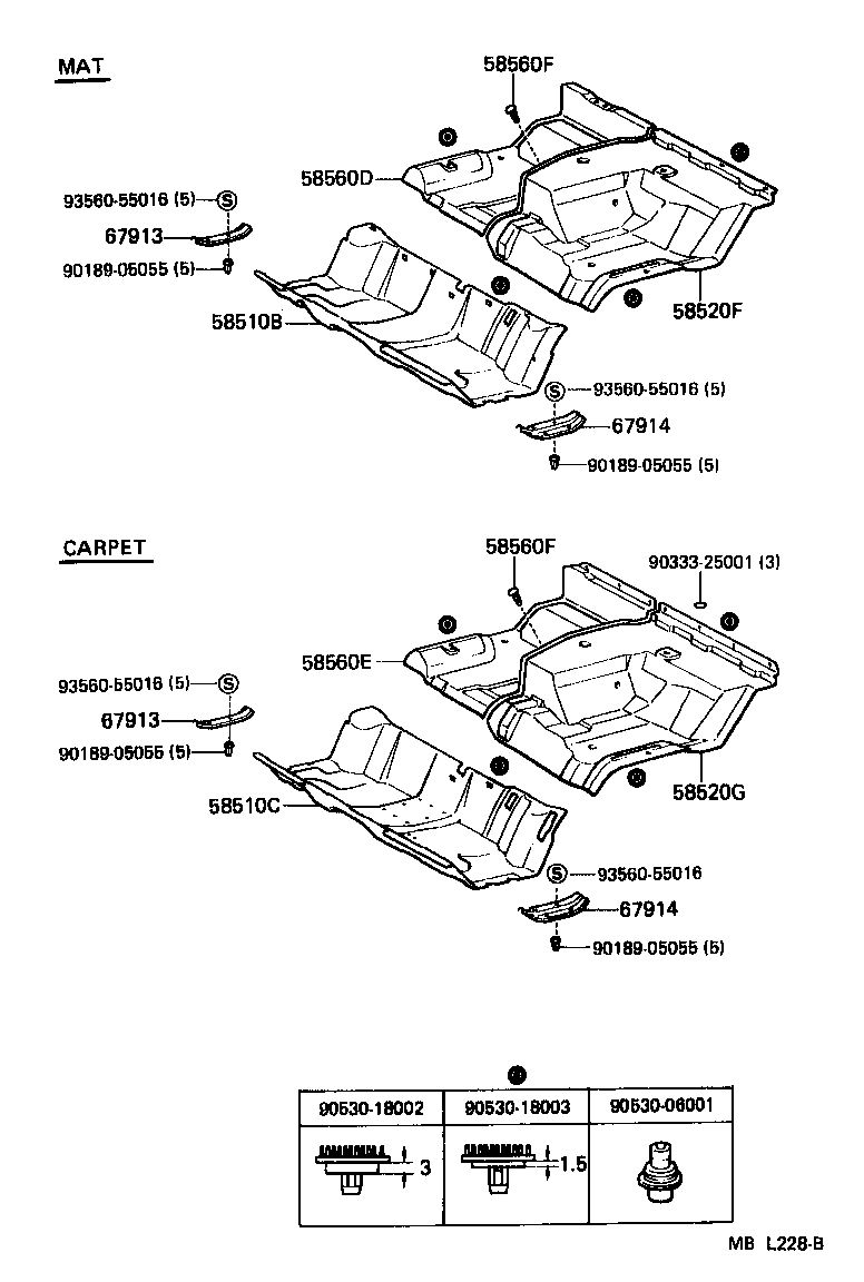 58560-95705-04 CARPET ASSY, SEAT FLOOR product image
