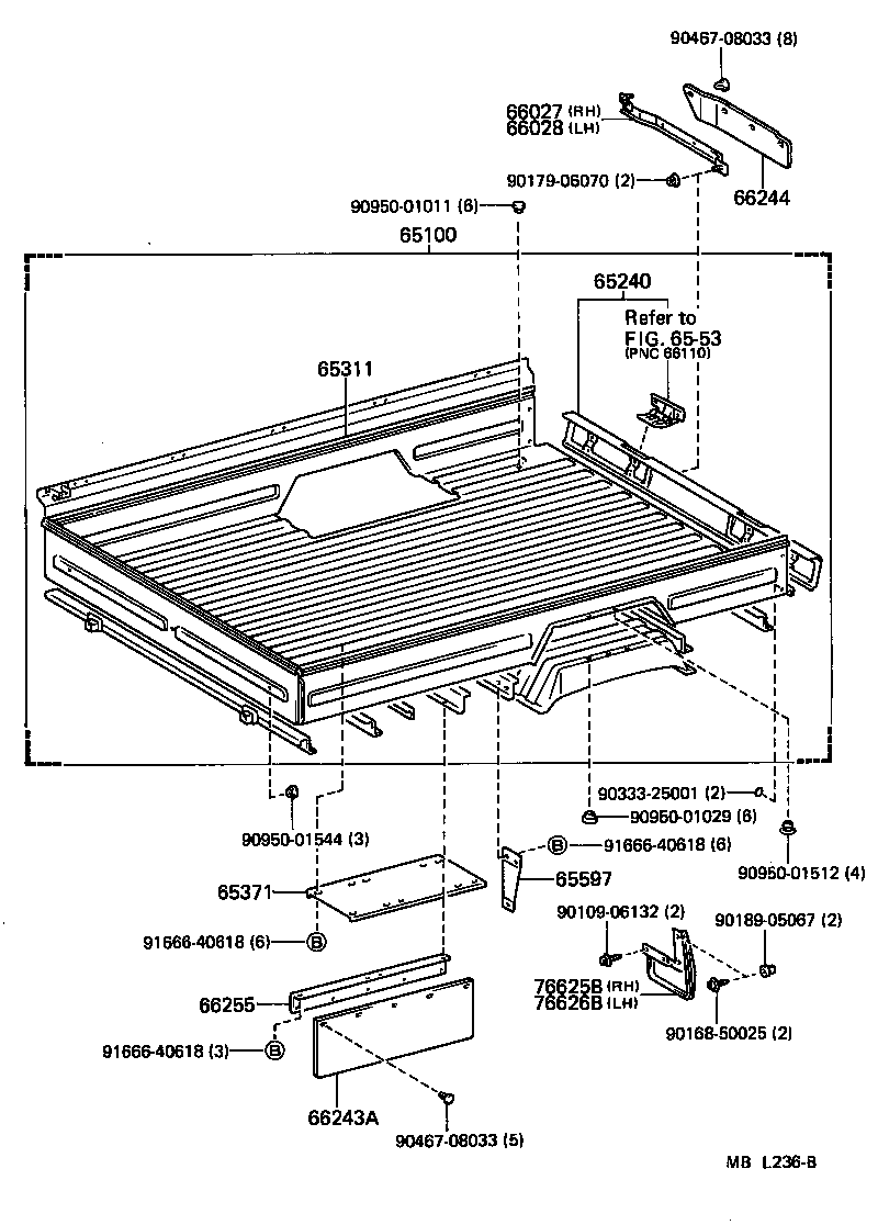65100-27140 FLOOR ASSY, REAR BODY product image