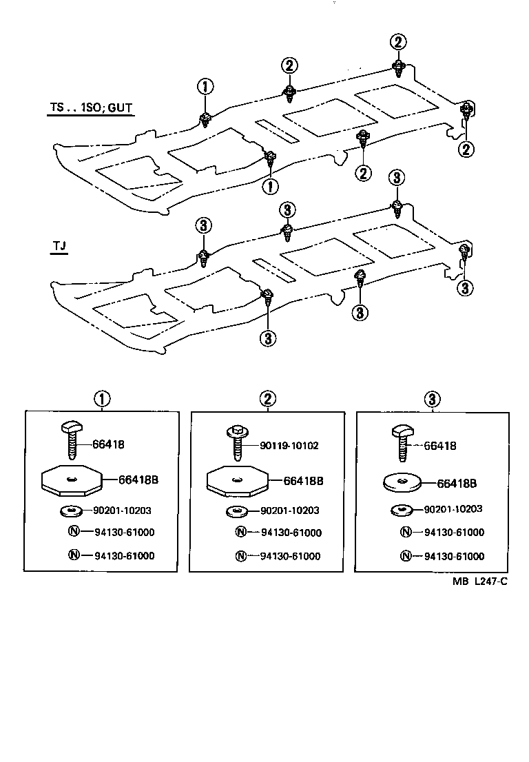 66441-27010 SHIM, MOUNTING product image