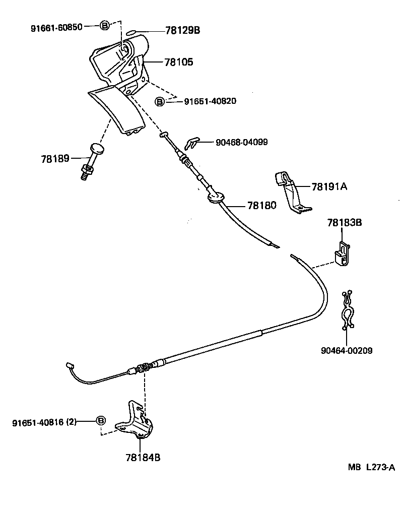 78105-95709 ROD SUB-ASSY, ACCELERATOR CONNECTING, NO.3 product image