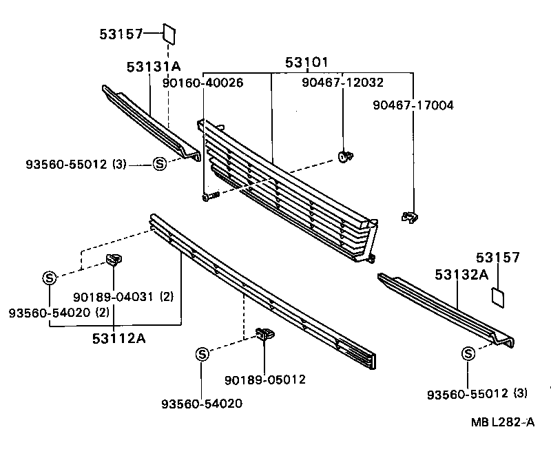 53131-32090 DOOR, HEADLAMP, RH product image
