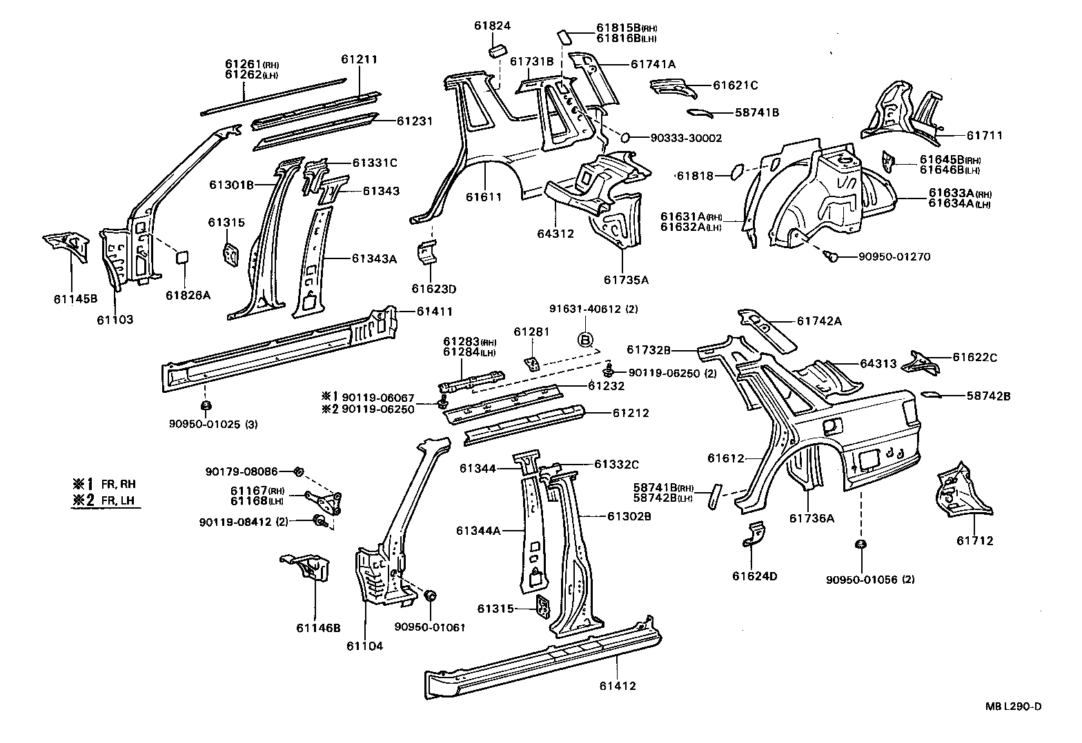 58741-32010 PROTECTOR, QUARTER PANEL, RH product image