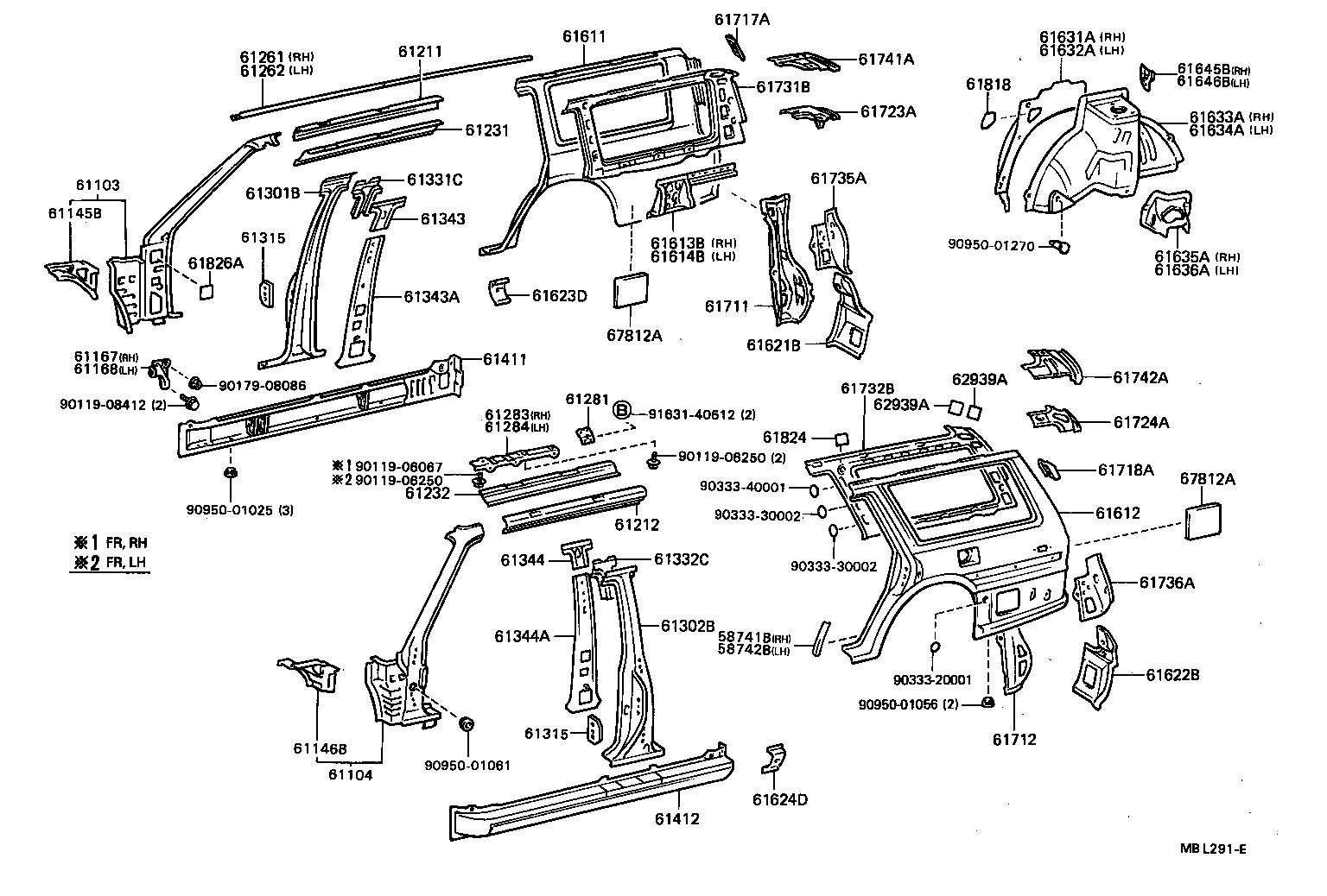 58741-32010 PROTECTOR, QUARTER PANEL, RH product image