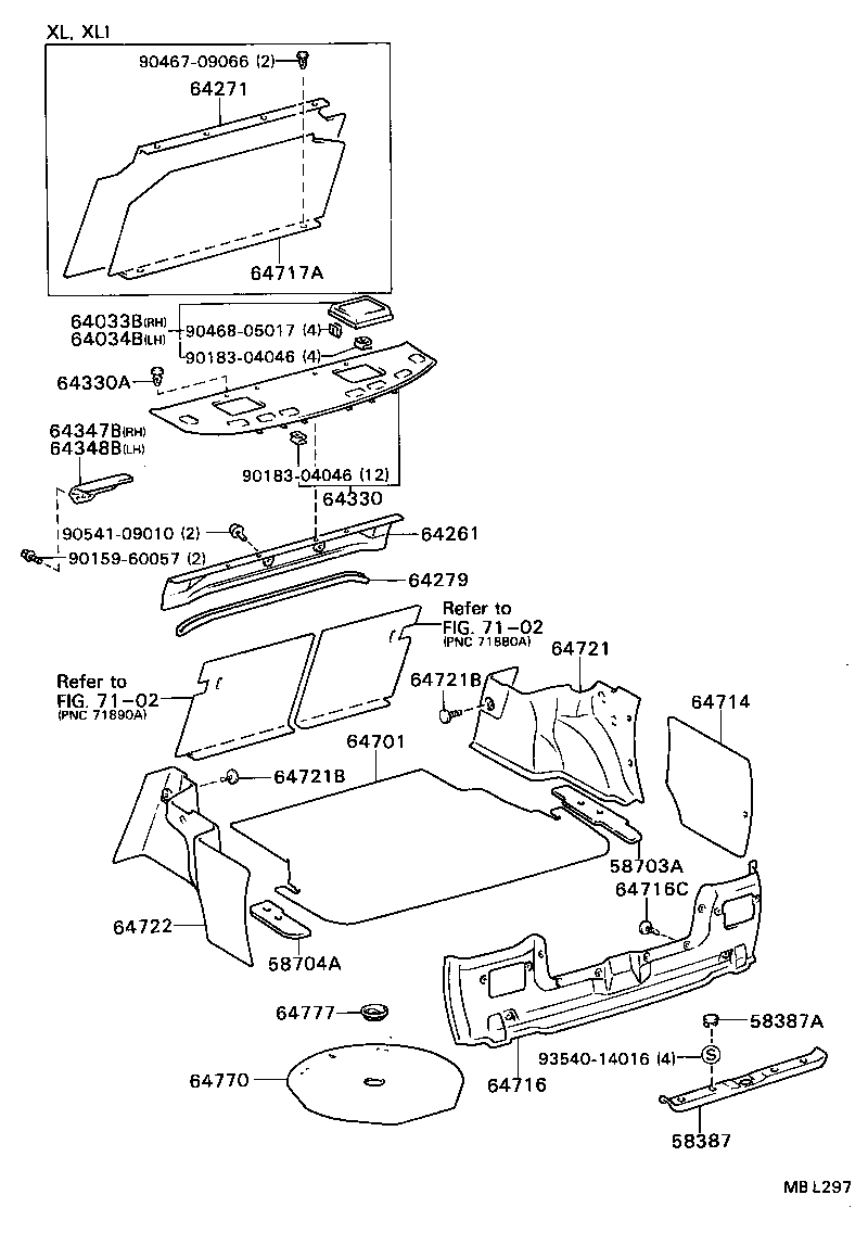 64330-32191-04 PANEL ASSY, PACKAGE TRAY TRIM product image