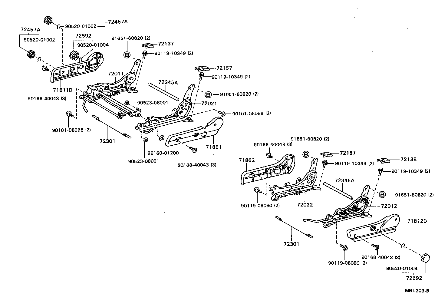 71511-32100 PAD, FRONT SEAT CUSHION, RH(FOR SEPARATE TYPE) product image
