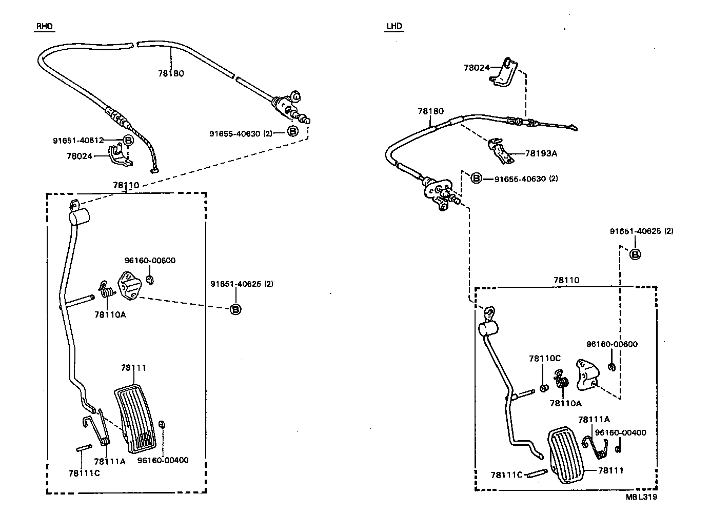 78120-32080 ROD ASSY, ACCELERATOR PEDAL product image