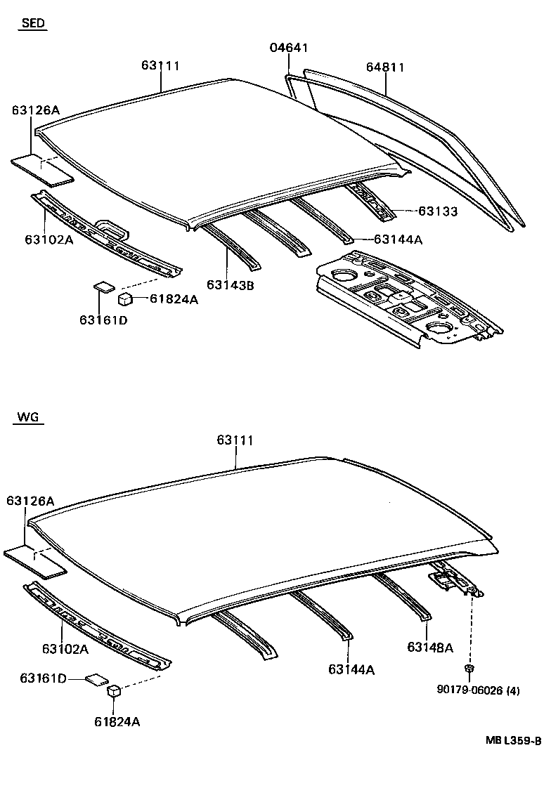 64101-32060 PANEL SUB-ASSY, UPPER BACK product image