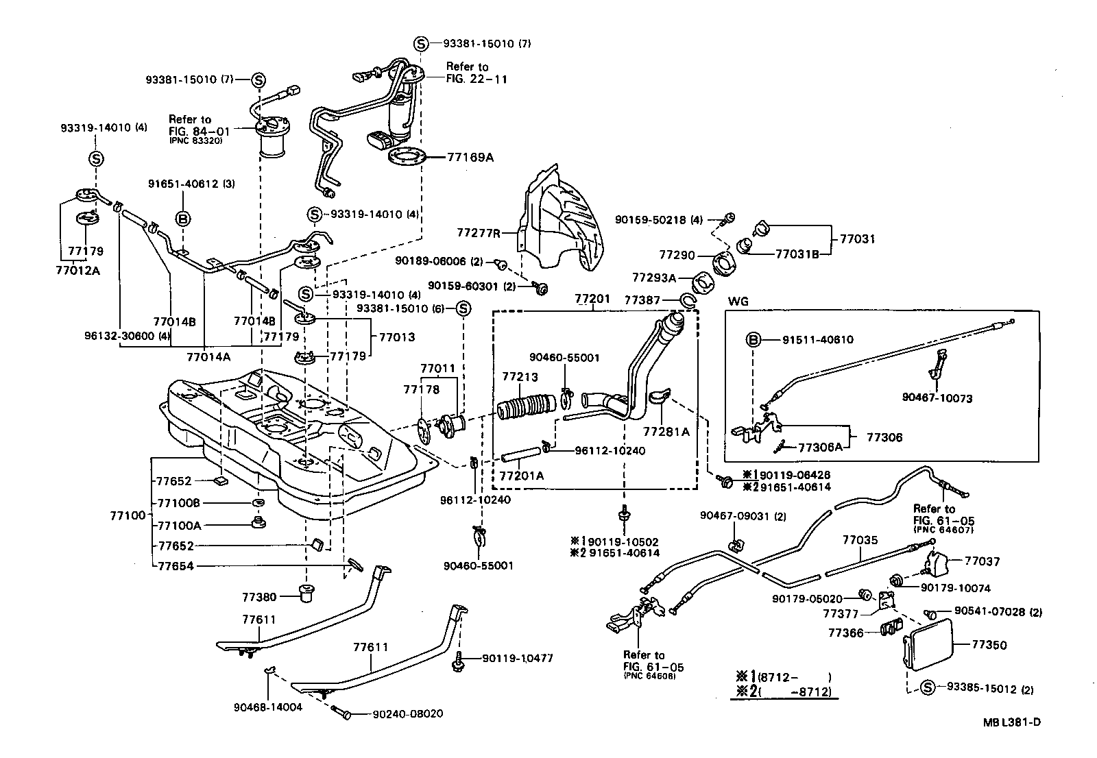 77019-32060 TUBE, FUEL EMISSION, NO.1 product image