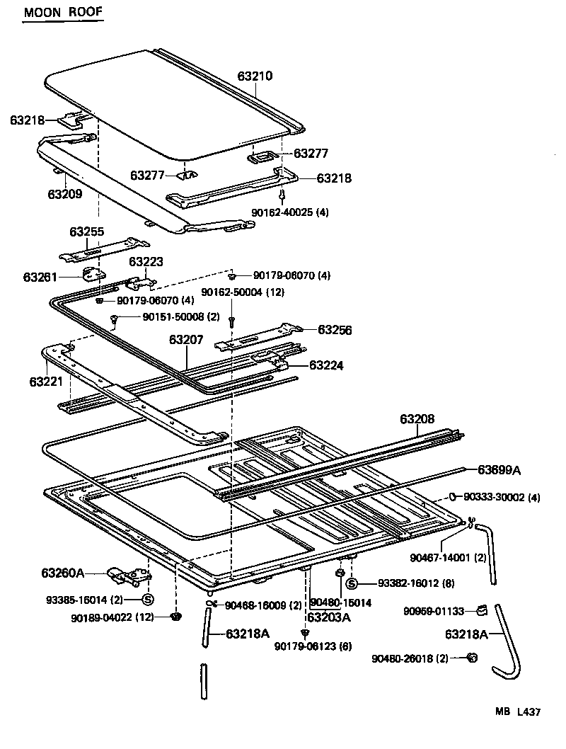 64801-30200 GLASS, BACK WINDOW product image