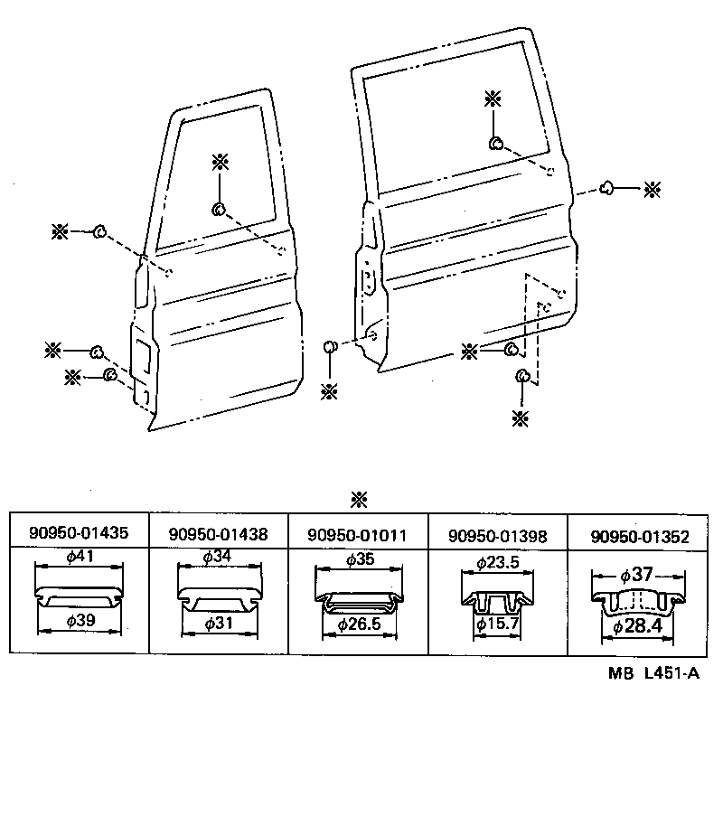 67005-90K10 PANEL SUB-ASSY, BACK DOOR product image