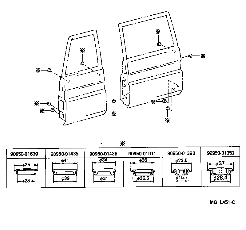67005-90K38 PANEL SUB-ASSY, BACK DOOR product image