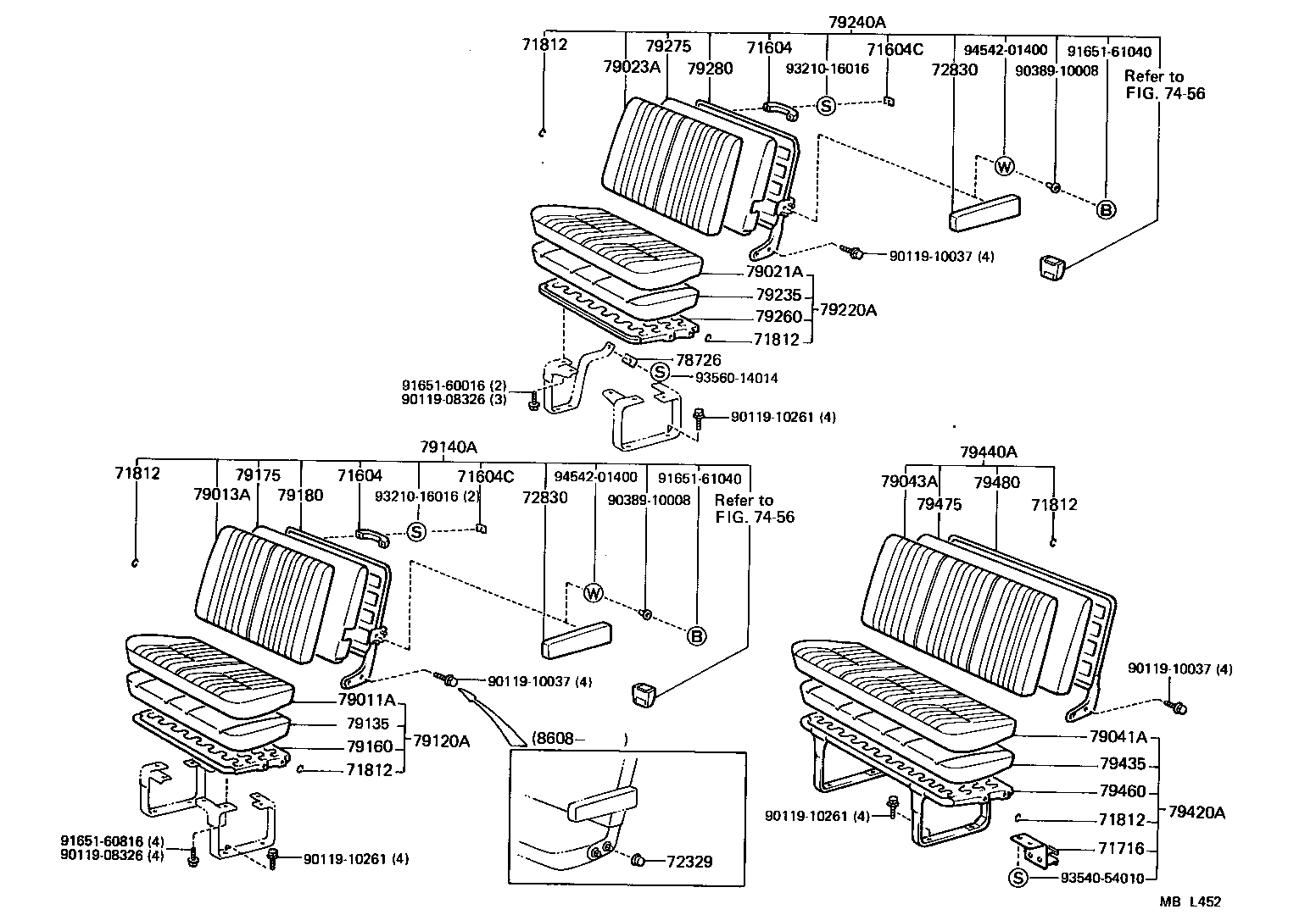 79180-95J09 SPRING ASSY, NO.1 SEAT BACK product image