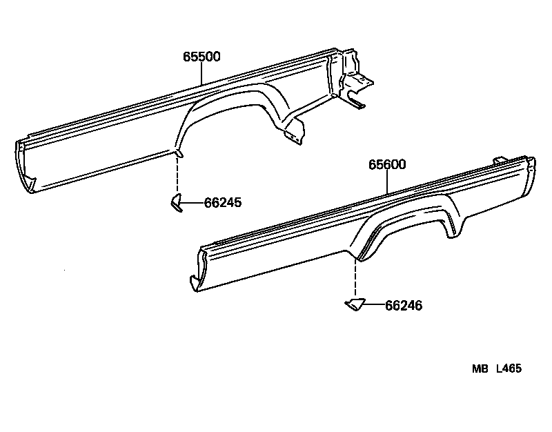 65535-95700 HINGE ASSY, SIDE GATE product image