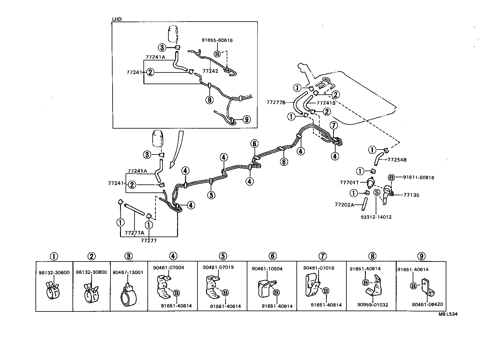77001-19135 TANK ASSY, FUEL product image