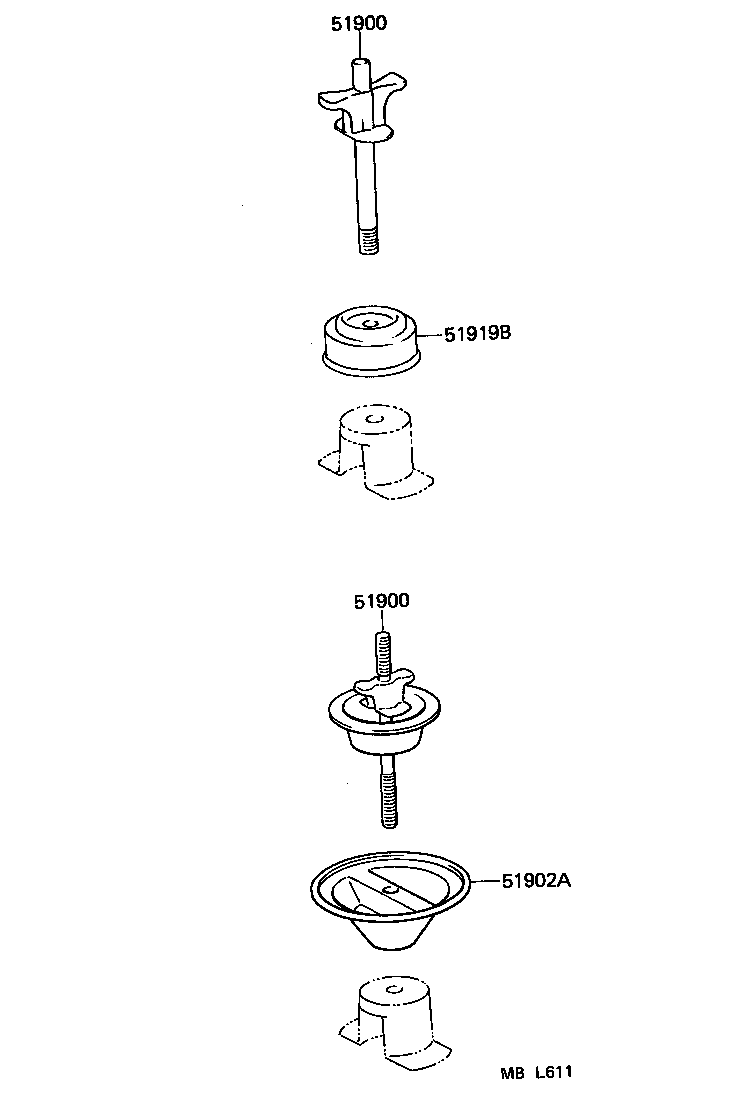 51900-20050 CARRIER ASSY, SPARE WHEEL product image