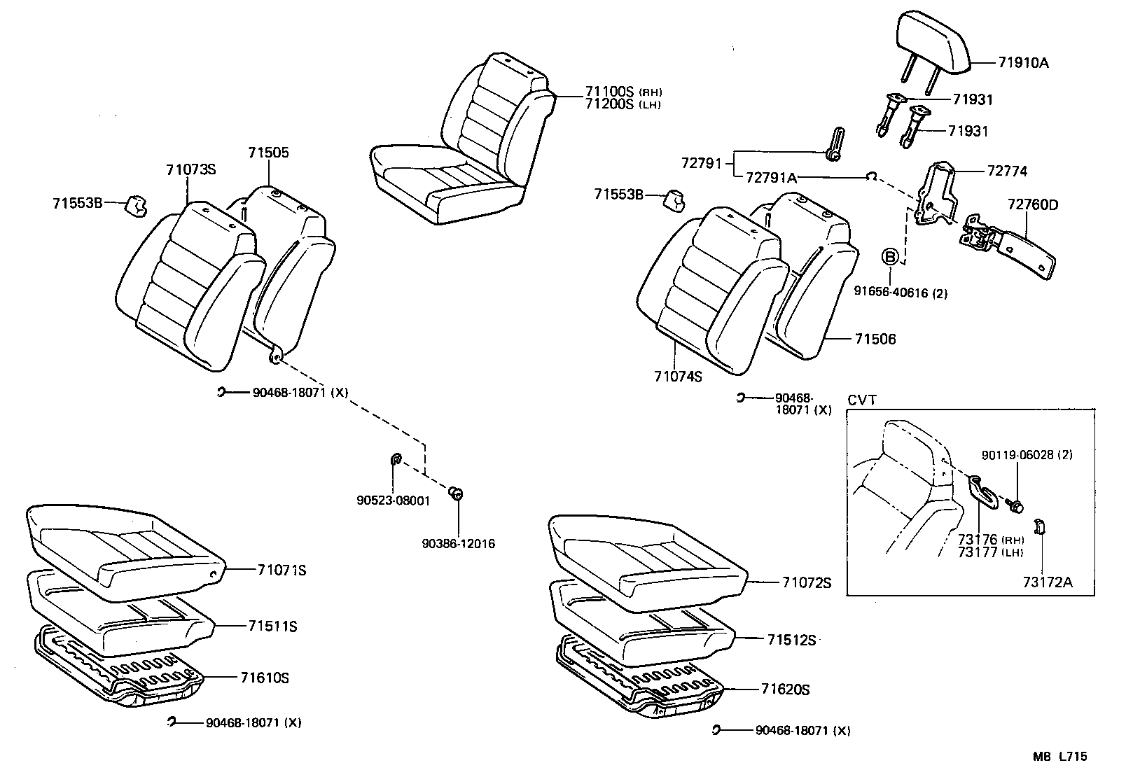 71812-20100-01 SHIELD, FRONT SEAT CUSHION, LH product image
