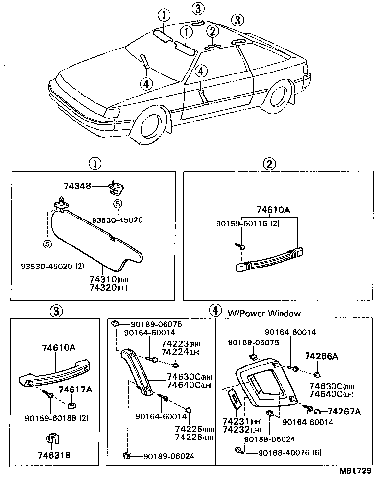 74232-20141-01 PANEL, FRONT ARMREST BASE, UPPER LH product image