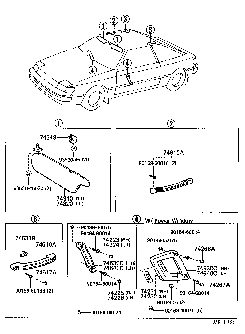 74232-20161-01 PANEL, FRONT ARMREST BASE, UPPER LH product image