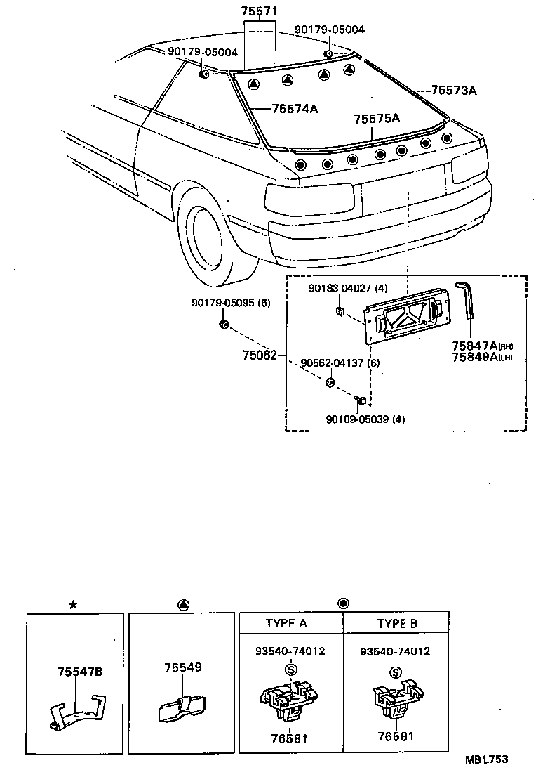 75082-20160-08 PANEL SUB-ASSY, LOWER BACK FINISH, CENTER product image