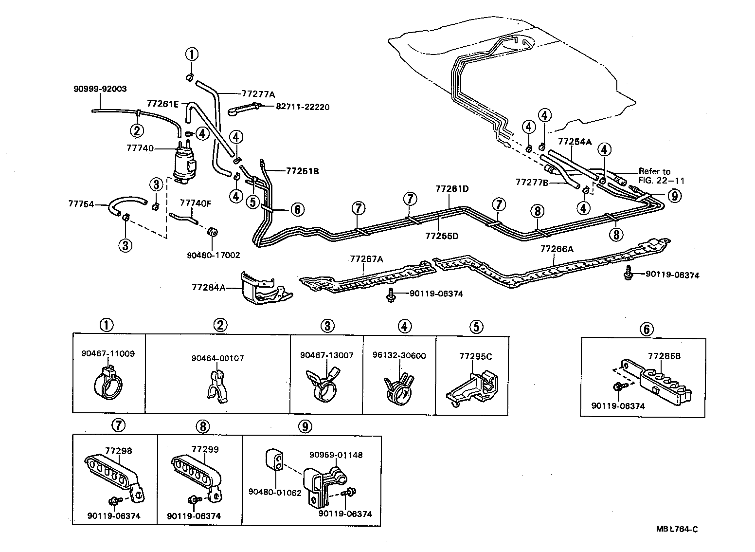 77255-20400 TUBE, FUEL RETURN product image