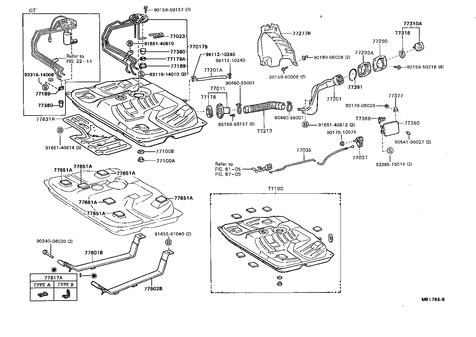 77261-20160 TUBE, FUEL TANK TO CANISTER product image